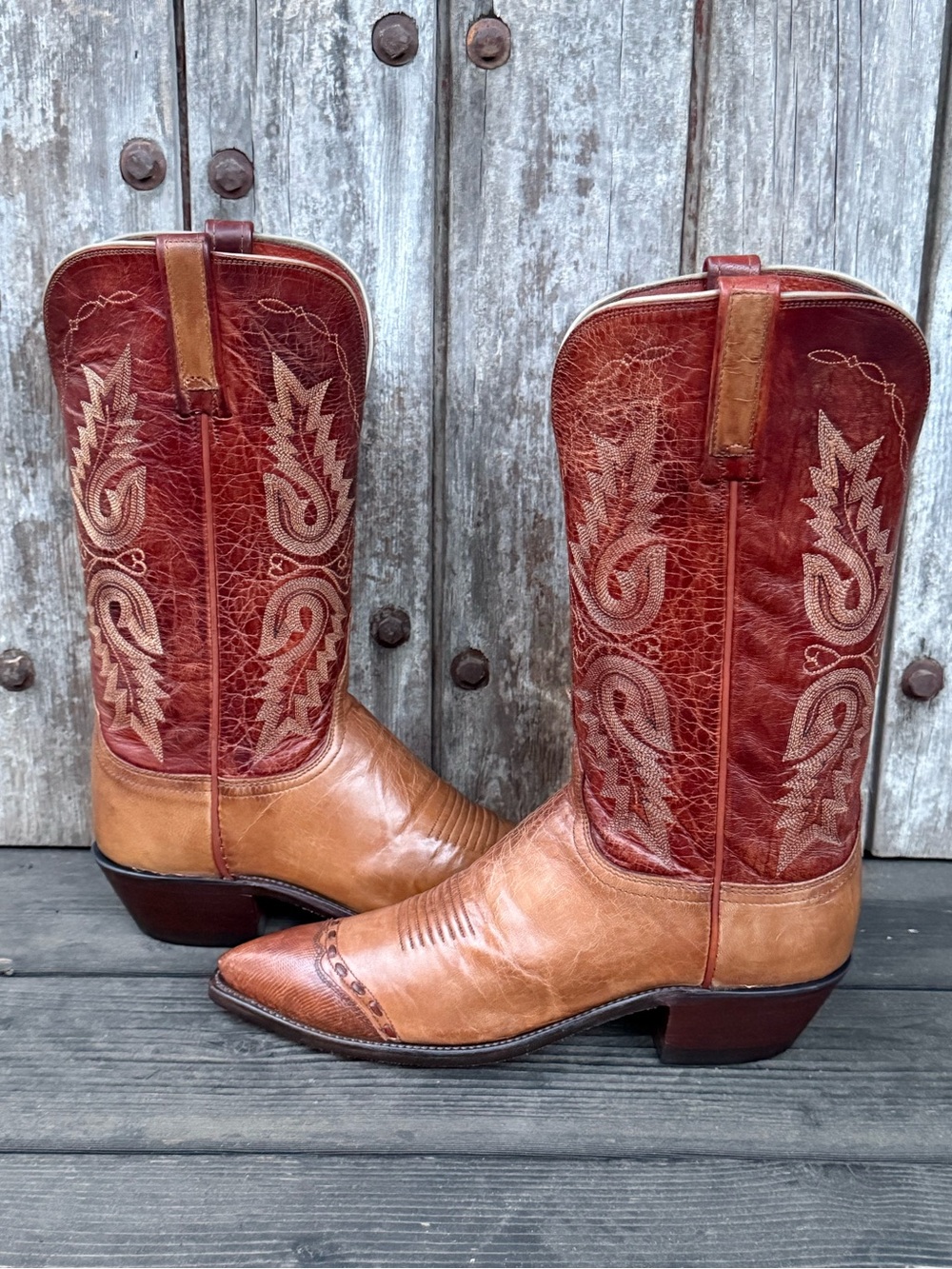 Vintage Lucchese 1883 Wingtip Women's Cowboy Boots